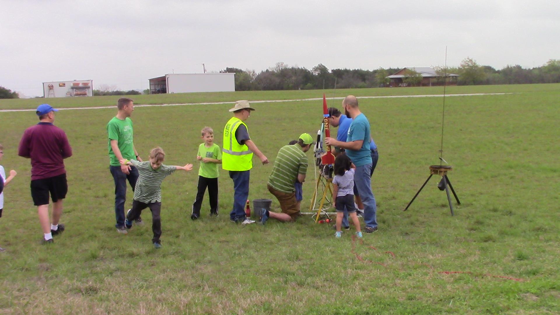 Family-Friendly Model Rocket Launch